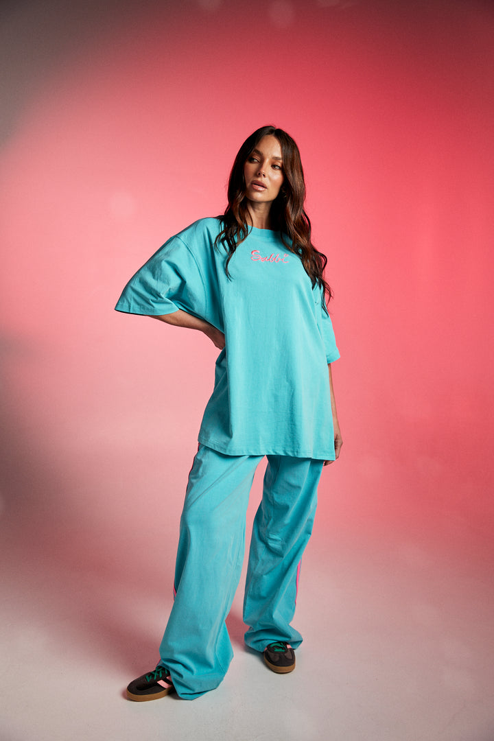 THE FLURO CHIDO PANTS - FLURO BLUE