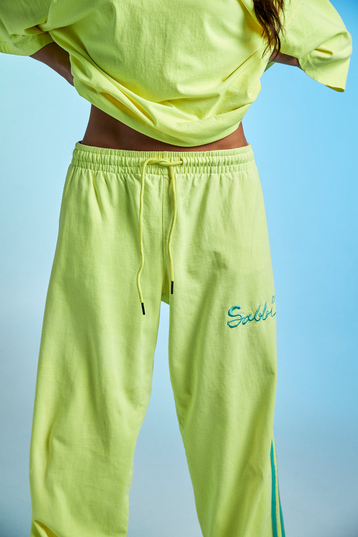 THE FLURO CHIDO PANTS - FLURO LEMON