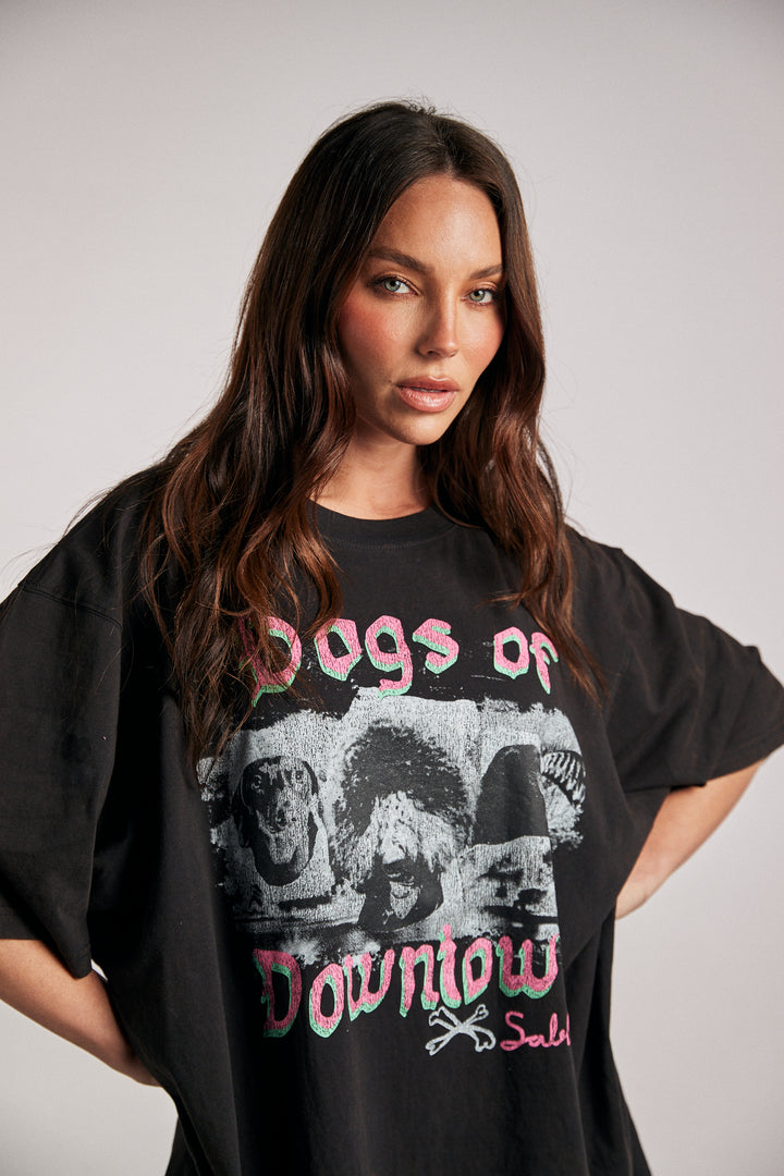 DOGS TEE - BLACK