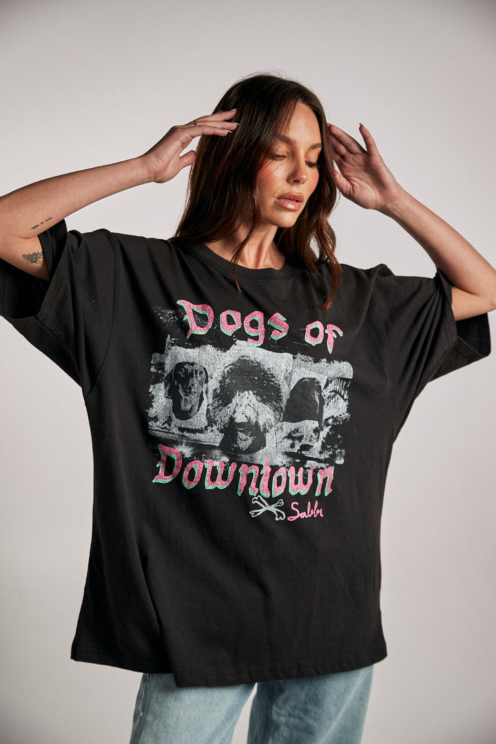 DOGS TEE - BLACK