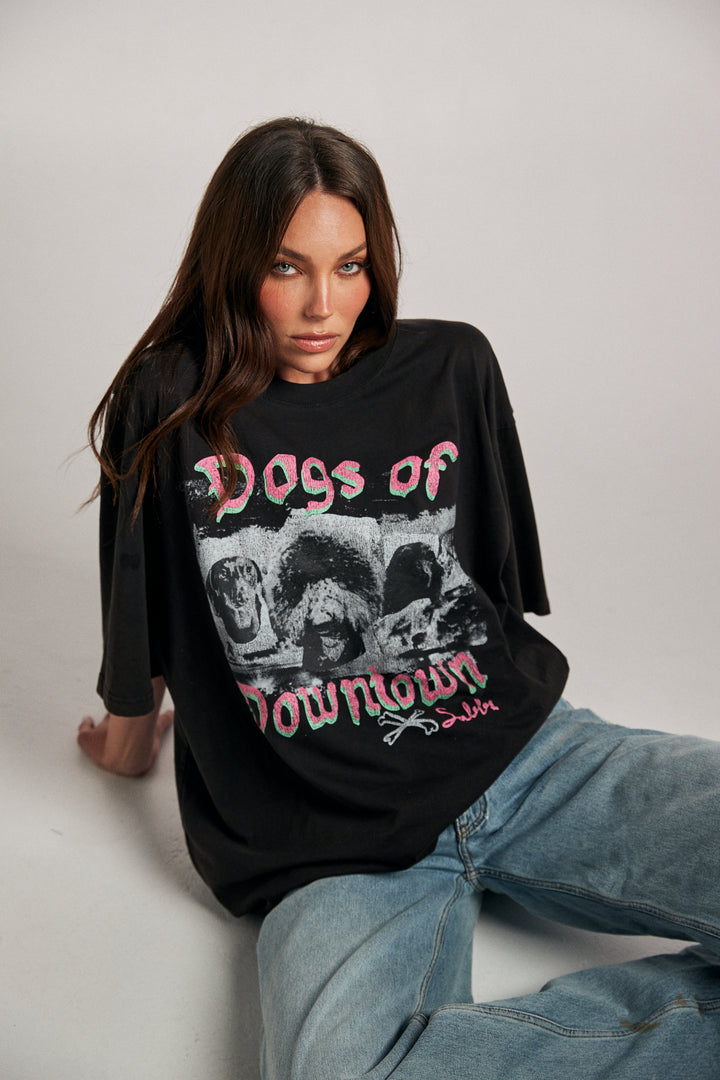 DOGS TEE - BLACK