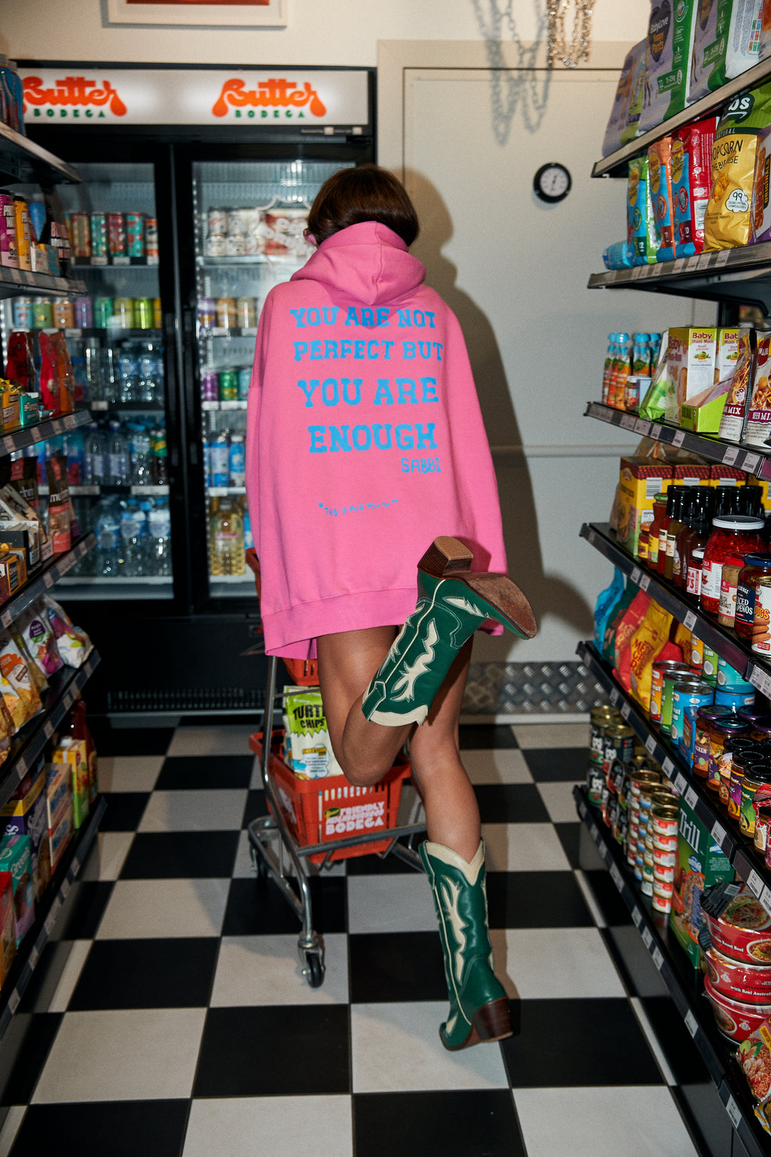 SELF LOVE CLUB HOODIE - PINK
