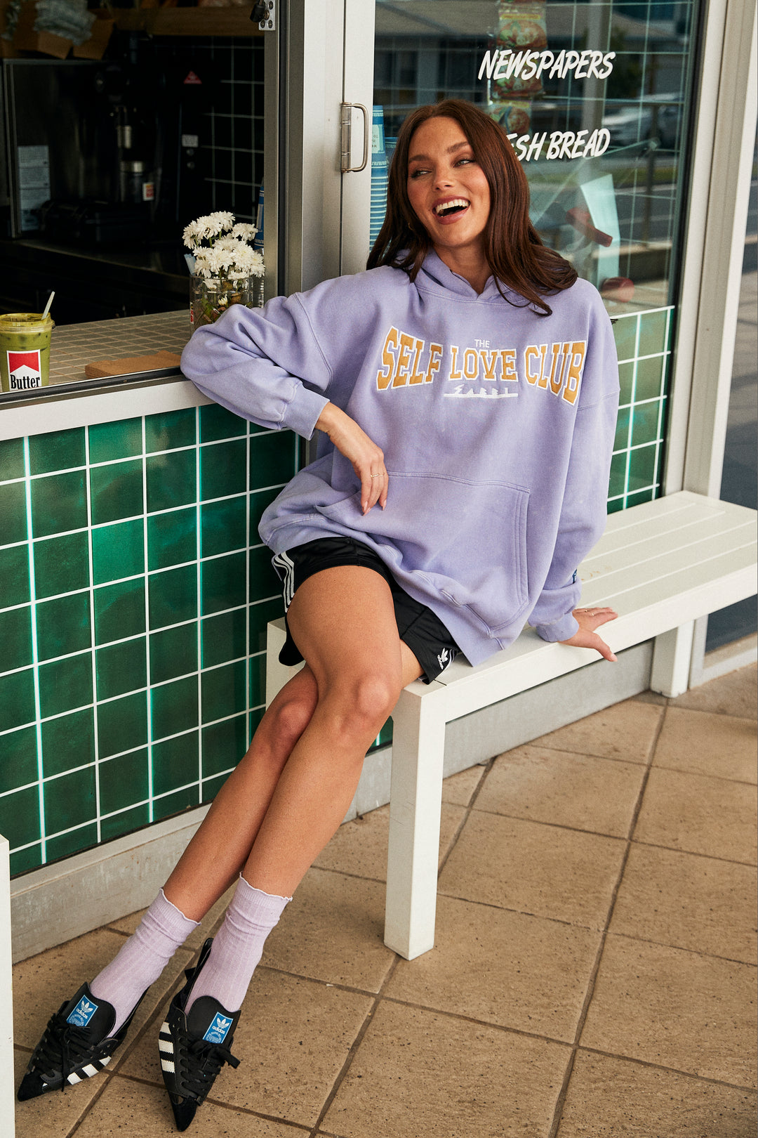 SELF LOVE CLUB HOODIE - PURPLE