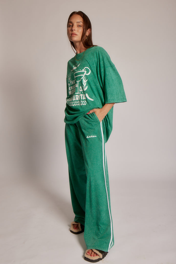 THE VERY OVERSIZED MARGIE TEE - FOREST