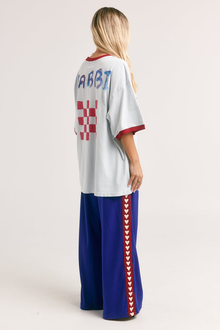 THE VERY OVERSIZED ITALY TEE - SKY