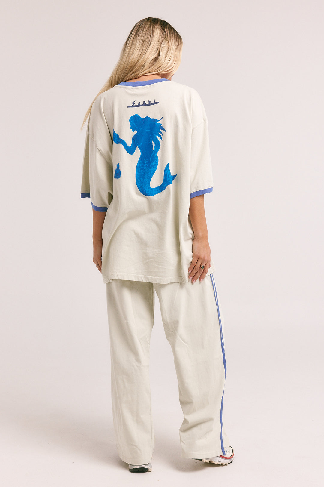 THE VERY OVERSIZED DRUNKEN MERMAID TEE - ICE