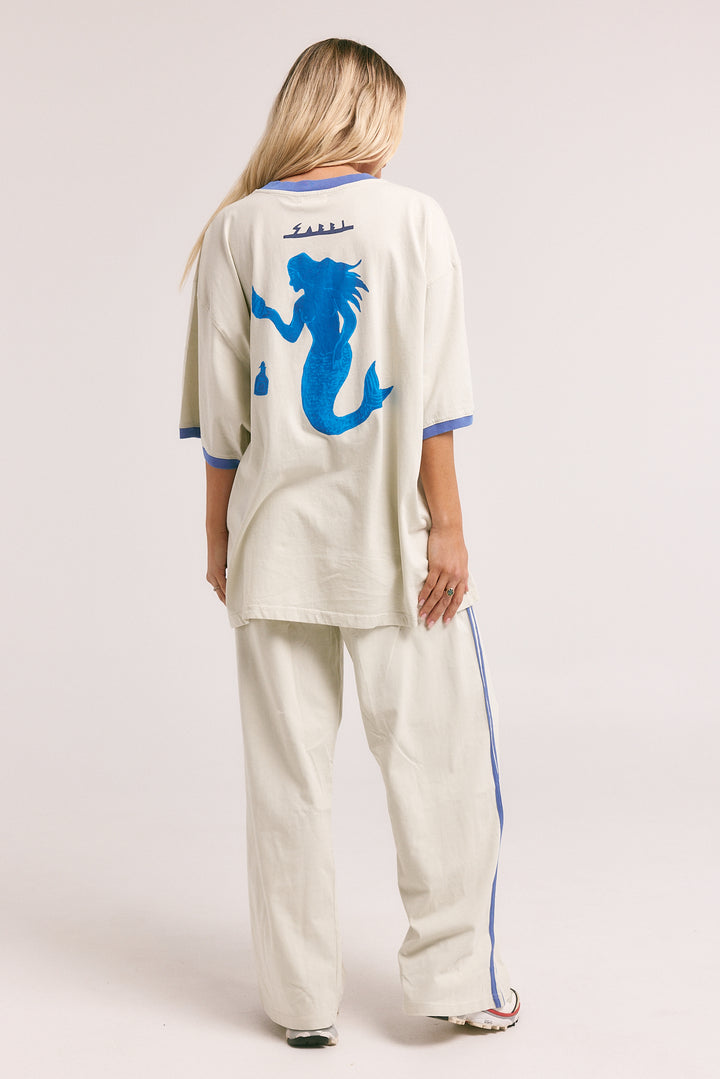 THE VERY OVERSIZED DRUNKEN MERMAID TEE - ICE