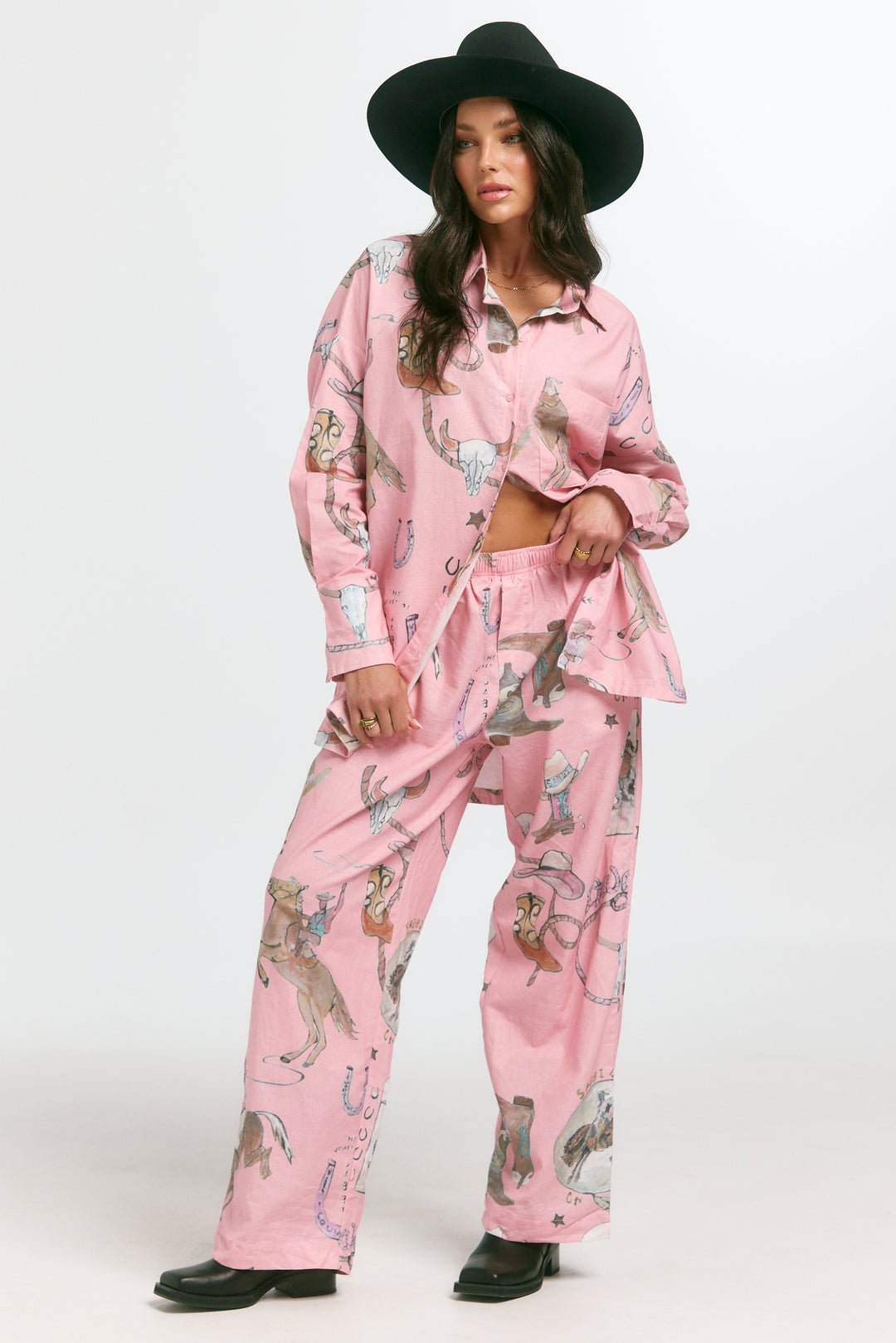 THE EL JIMBADOR PANT - WESTERN PINK