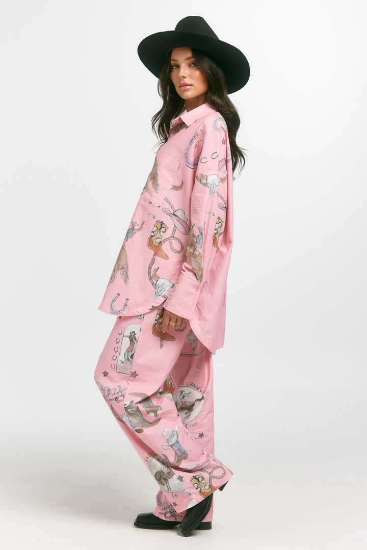 THE DON JULIO SHIRT - WESTERN PINK