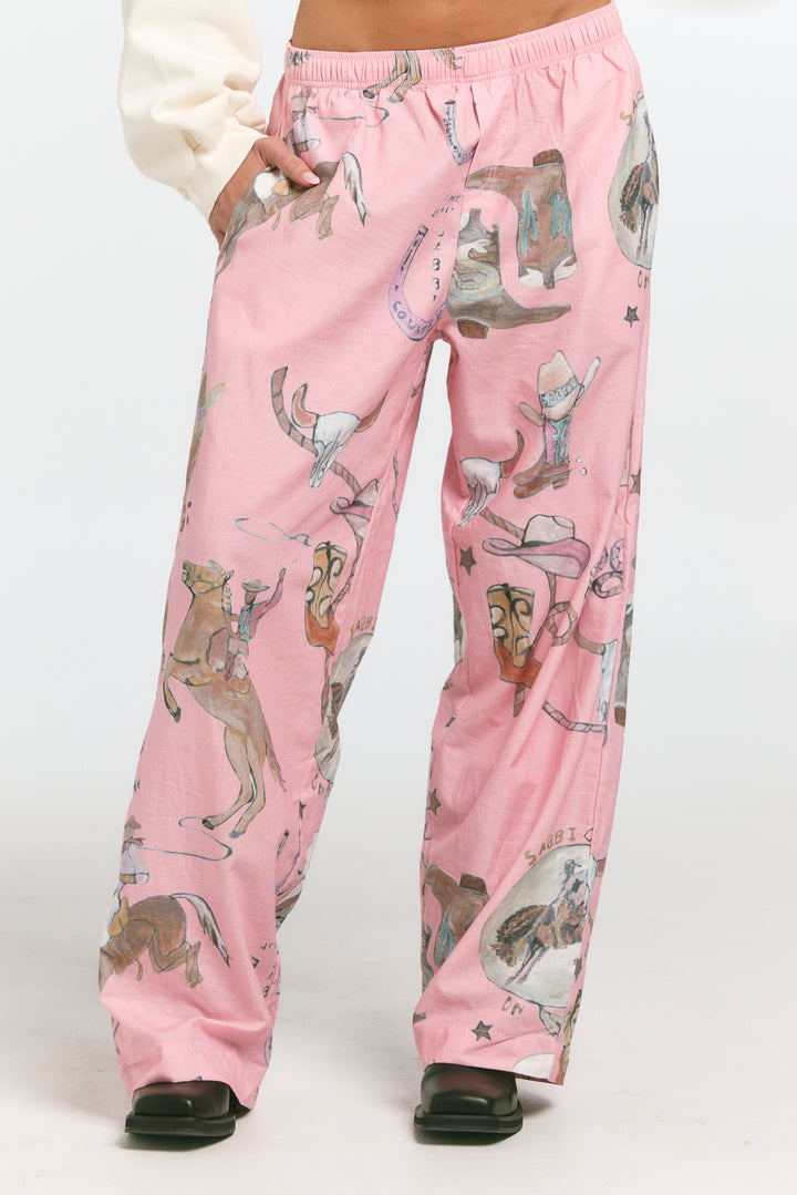 THE EL JIMBADOR PANT - WESTERN PINK
