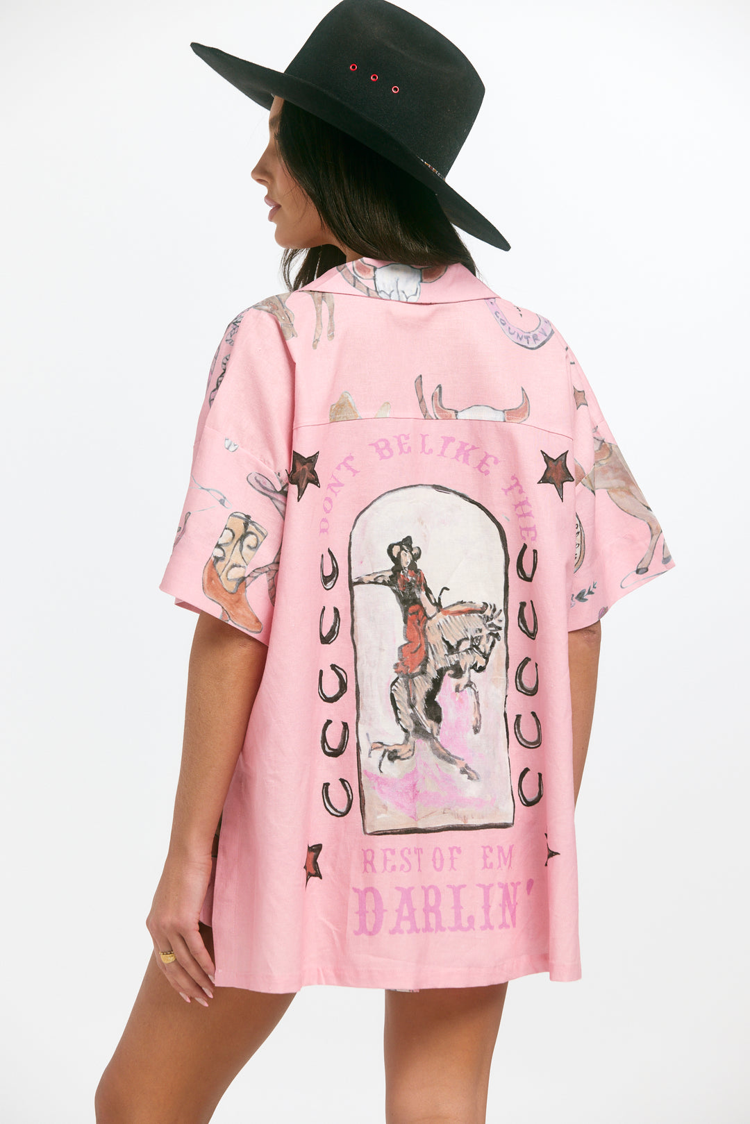 THE PATRON SHIRT - WESTERN PINK