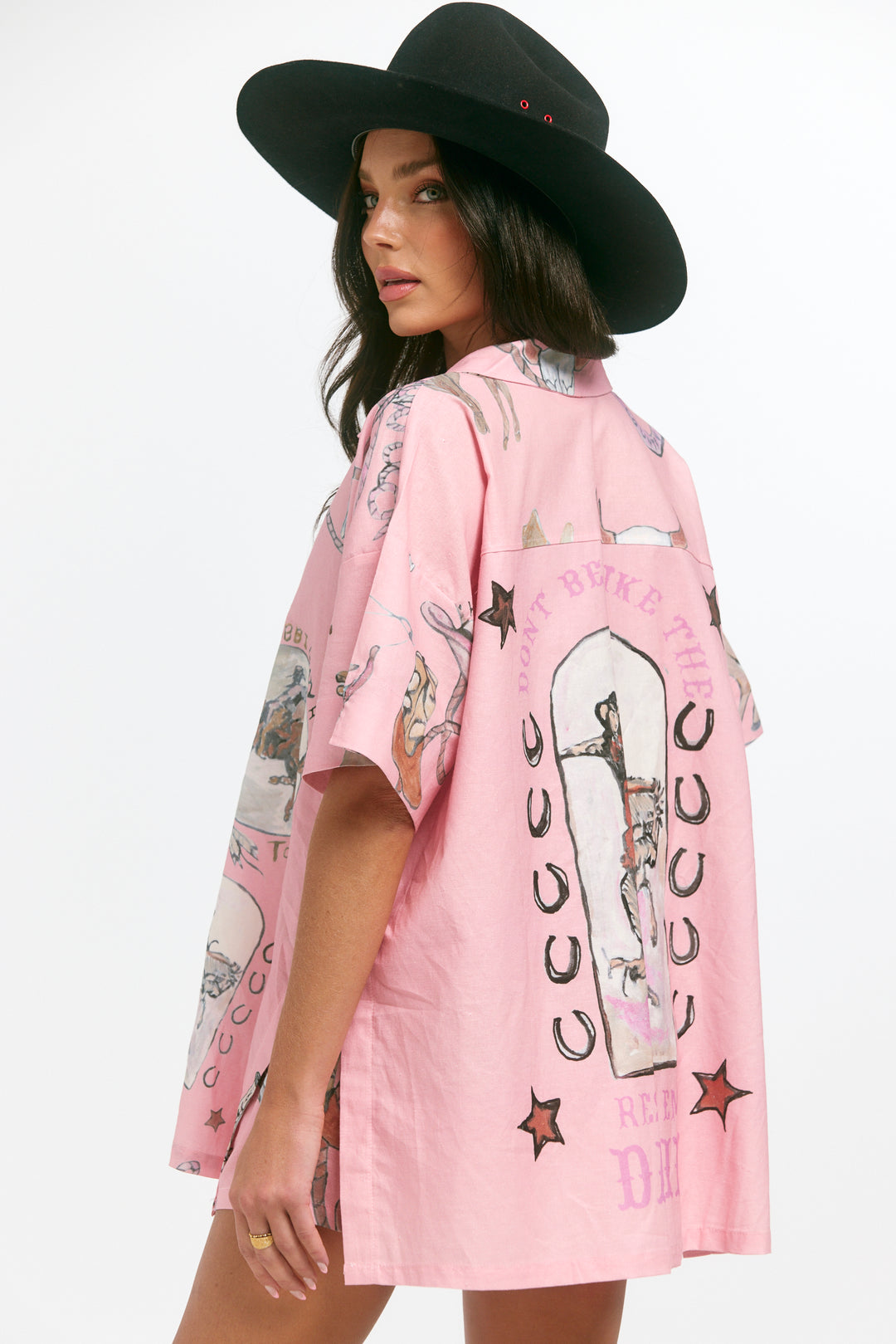 THE PATRON SHIRT - WESTERN PINK