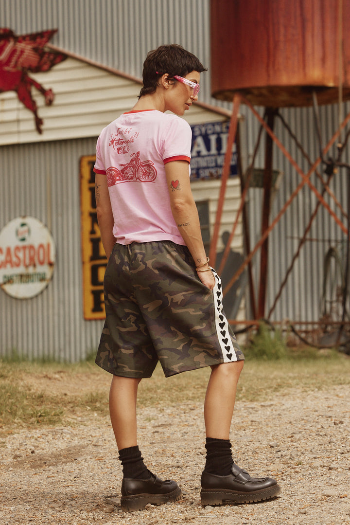 THE RAVING HEARTS SHORTS - CAMO