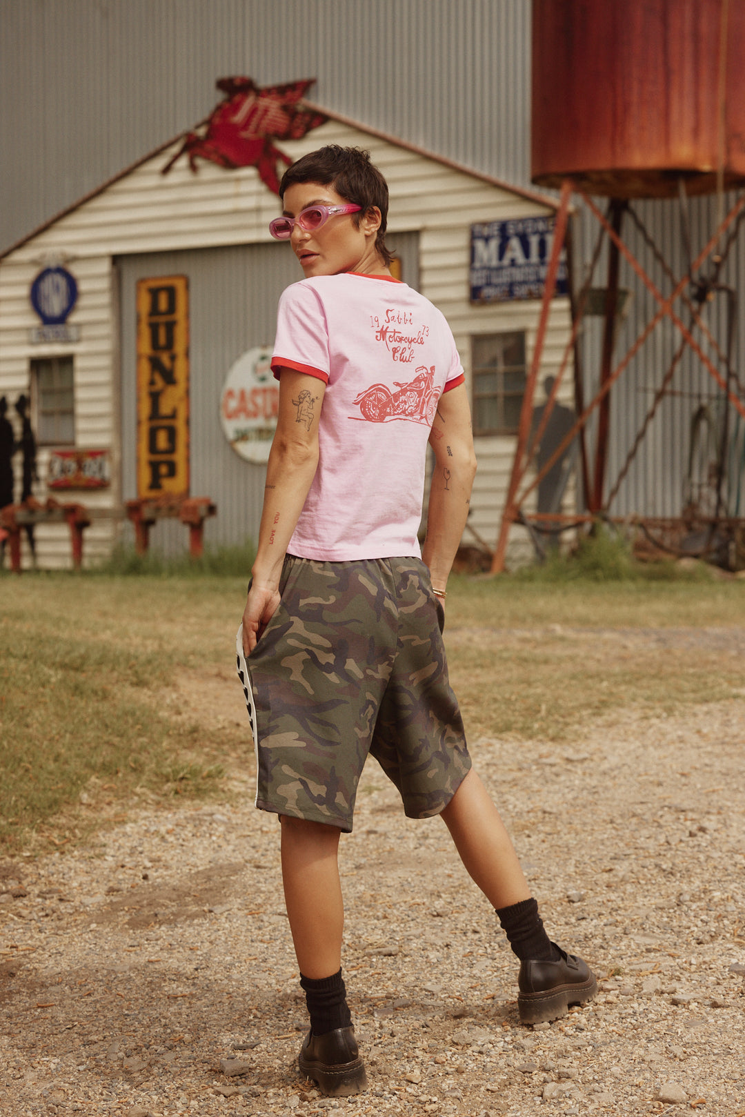 THE RAVING HEARTS SHORTS - CAMO