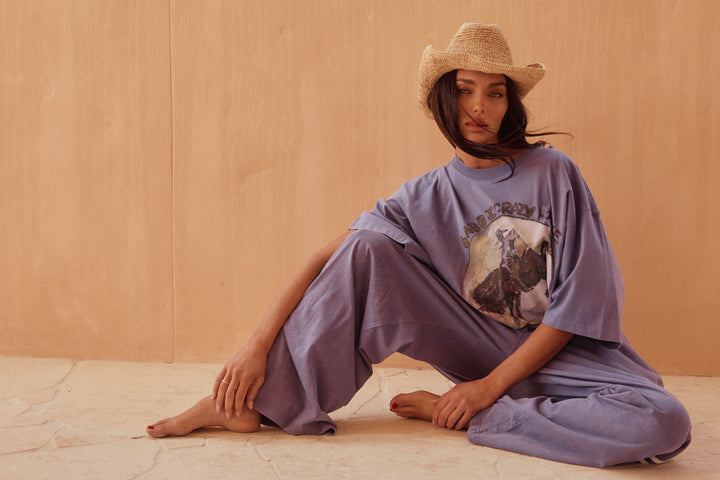 THE CHIDO PANTS - DUSTY LAVENDER