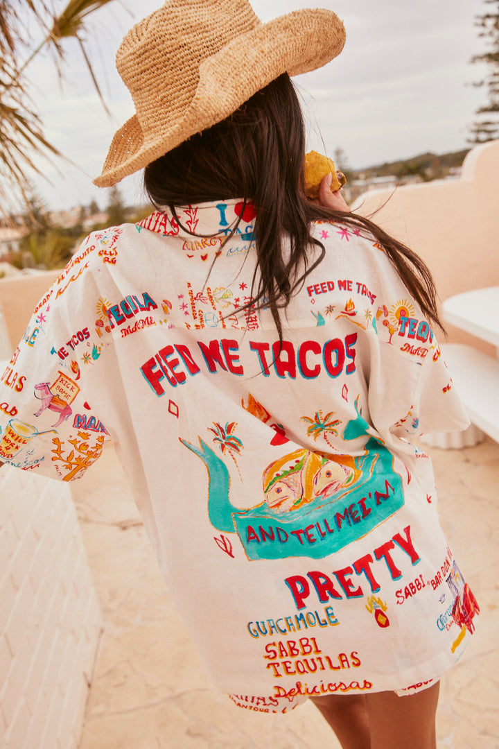 THE PATRON SHIRT - FEED ME TACOS