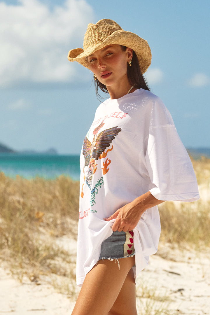 NOTE TO SELF TEE - WHITE