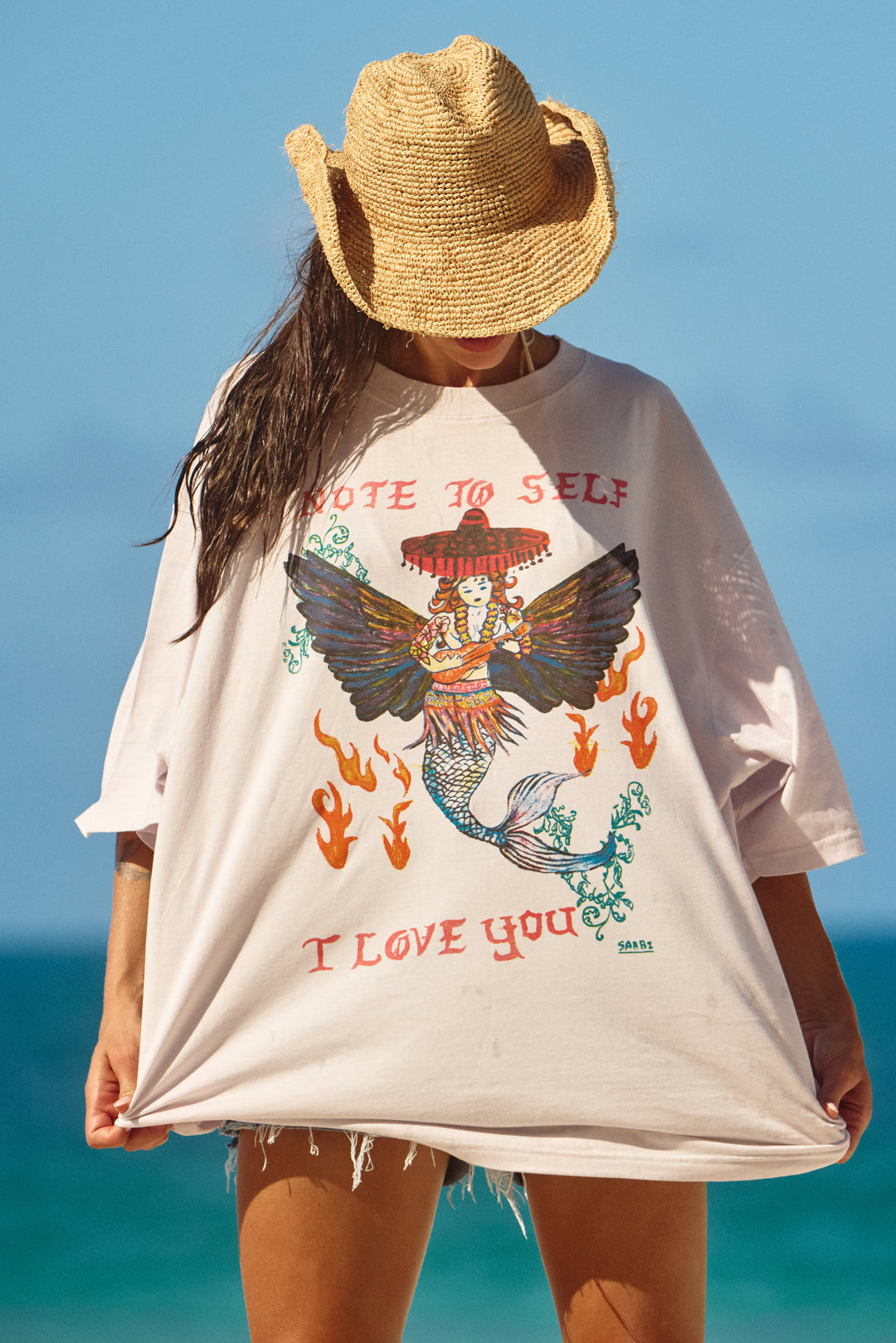 NOTE TO SELF TEE  - LAVENDER