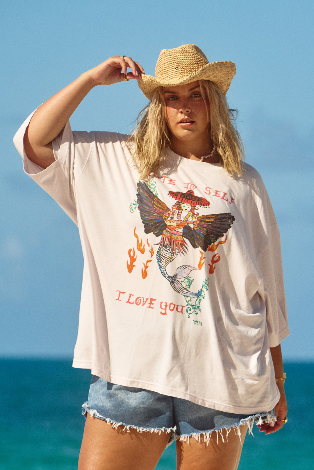 NOTE TO SELF TEE  - LAVENDER