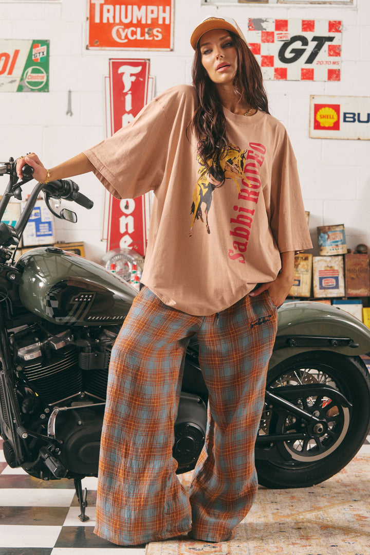 THE VERY OVERSIZED SABBI RODEO TEE - BLUSH