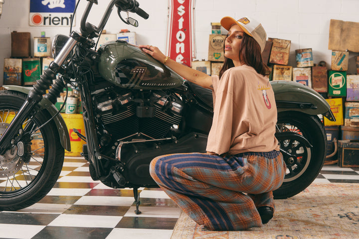 THE VERY OVERSIZED SABBI RODEO TEE - BLUSH