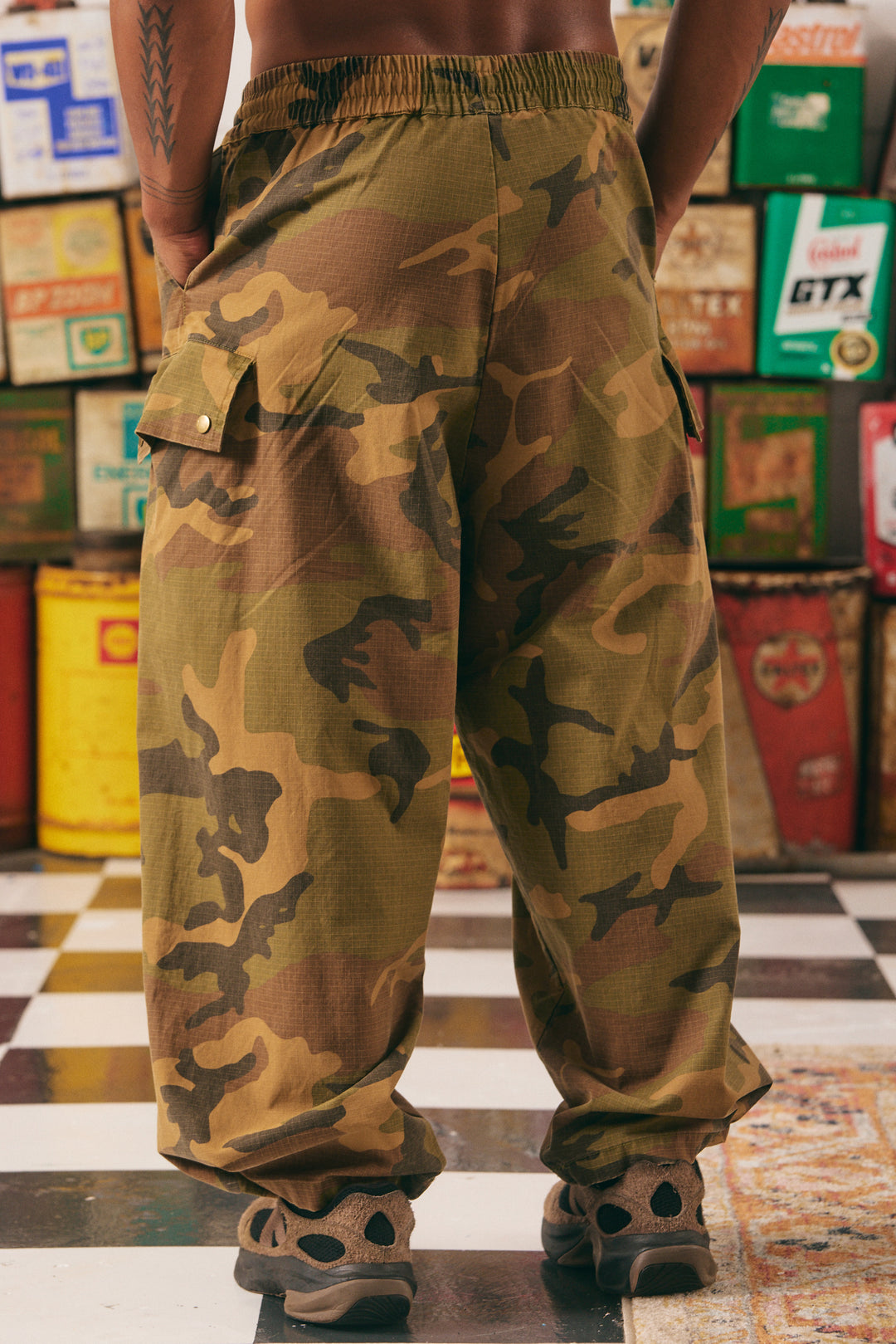 THE DRILL CARGO PANTS - CAMO
