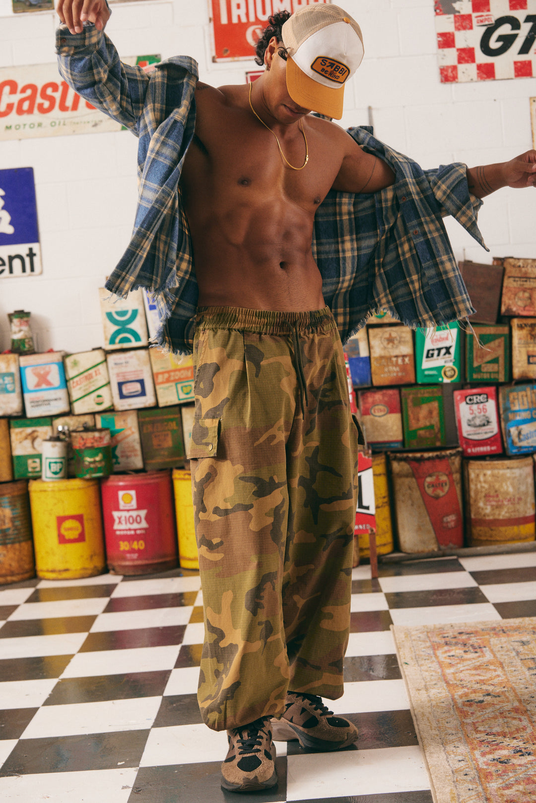 THE DRILL CARGO PANTS - CAMO