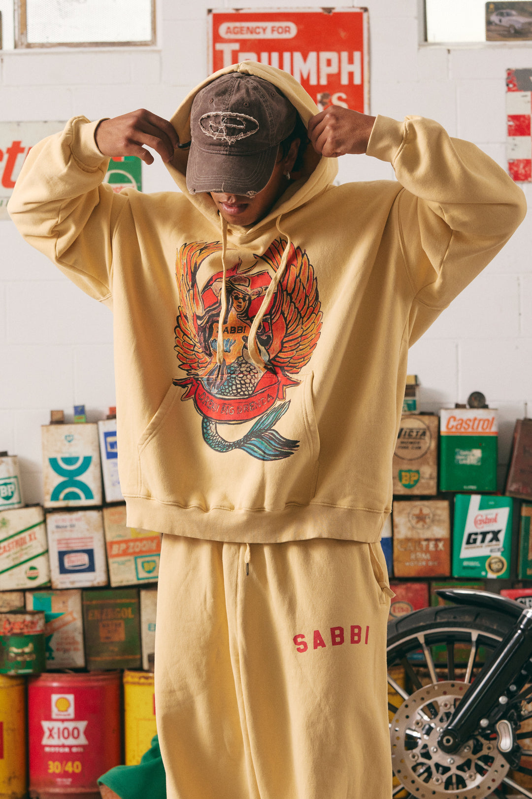 THE BRENDA ENERGY HOODIE - BUTTER