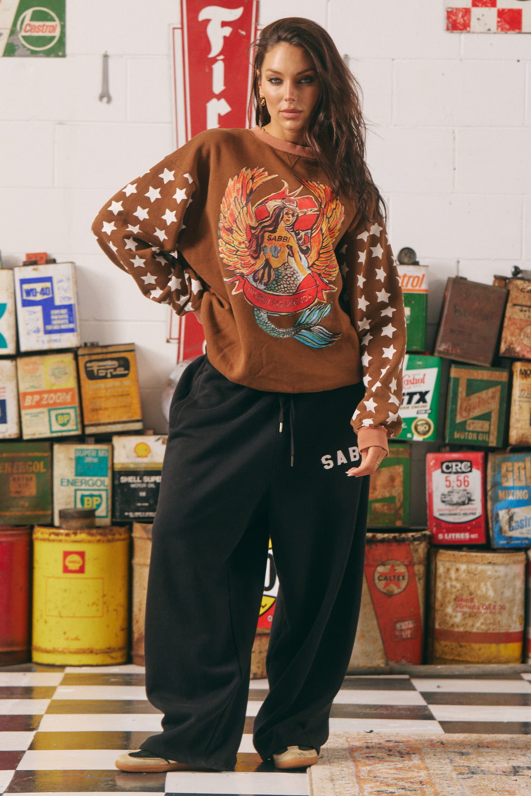 THE DIEGO JUMPER DREAM BIG BRENDA - RICH CLAY