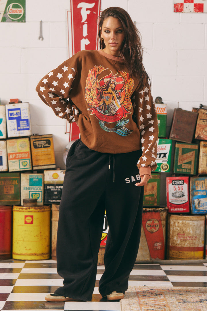 THE DIEGO JUMPER DREAM BIG BRENDA - RICH CLAY