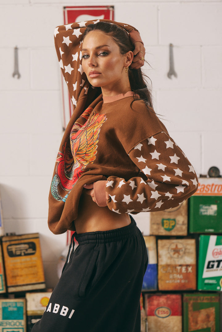 THE DIEGO JUMPER DREAM BIG BRENDA - RICH CLAY