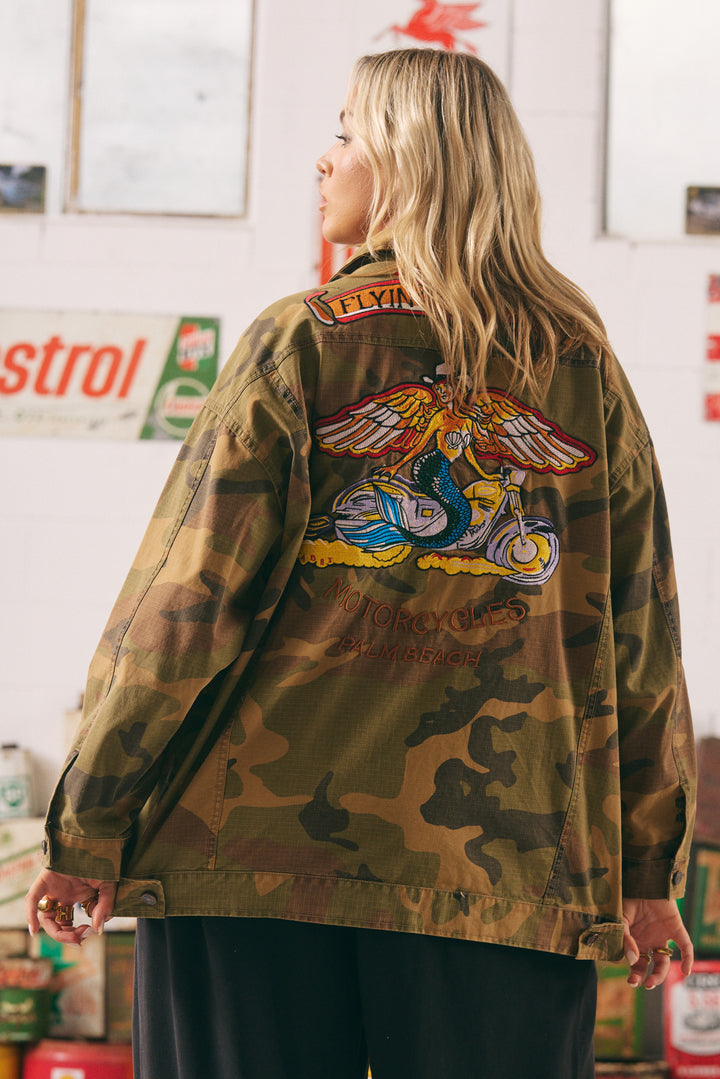 THE FLYING MERMAID JACKET-CAMO