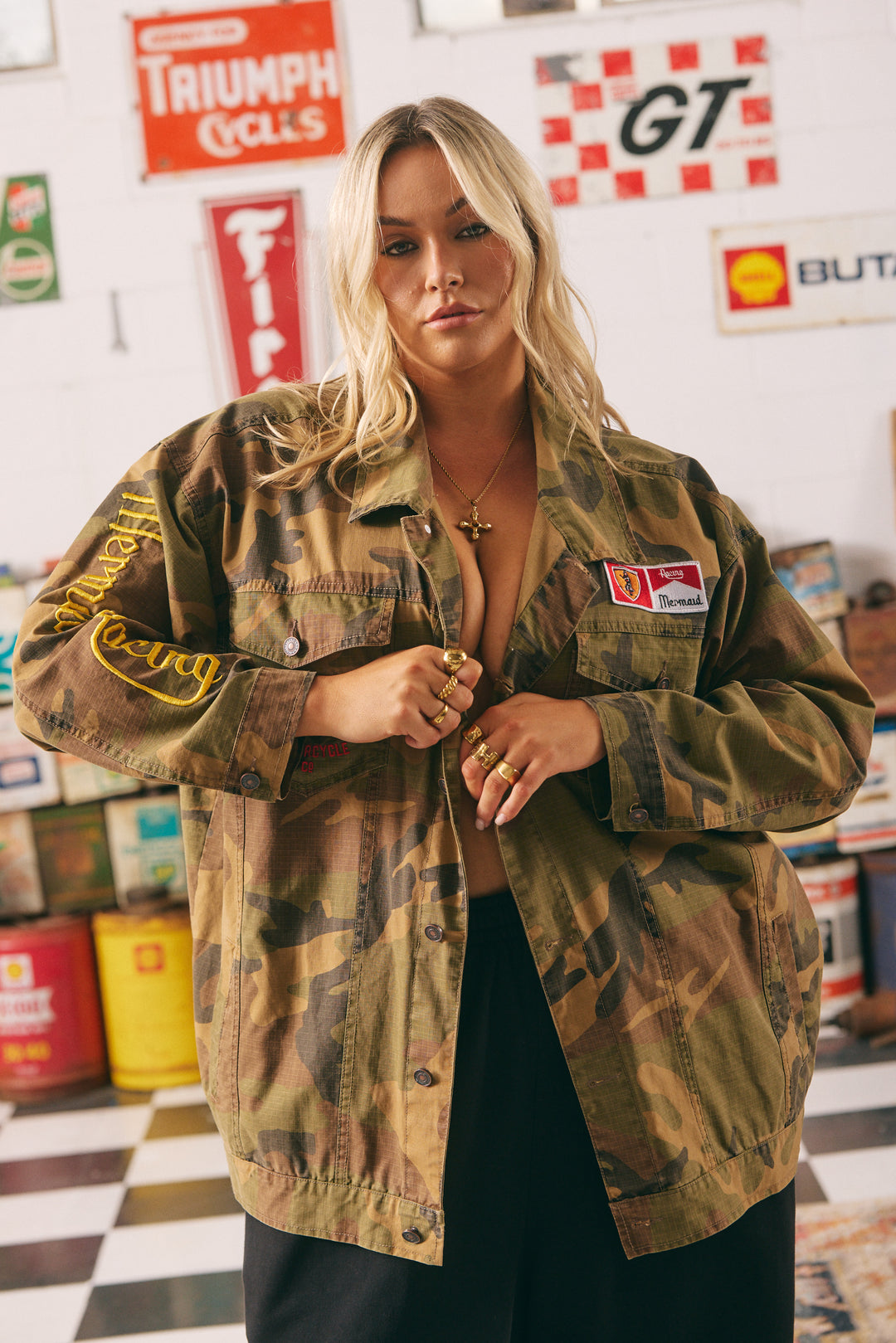 THE FLYING MERMAID JACKET-CAMO