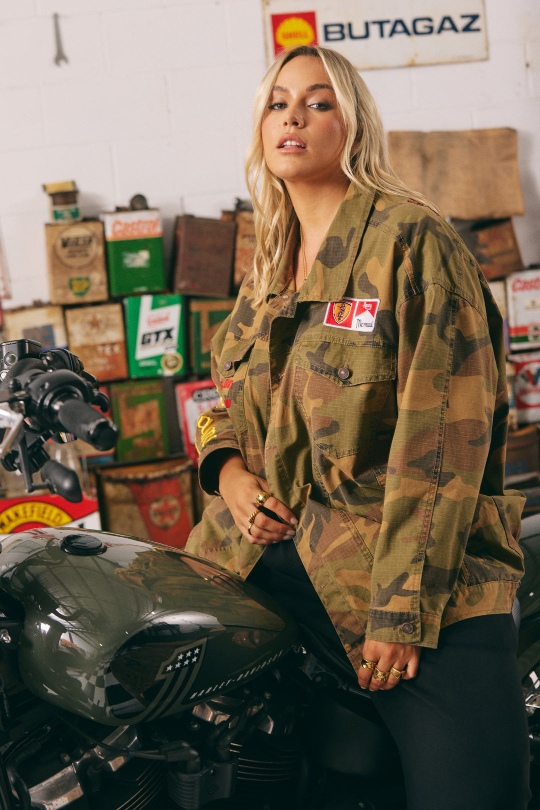 THE FLYING MERMAID JACKET-CAMO