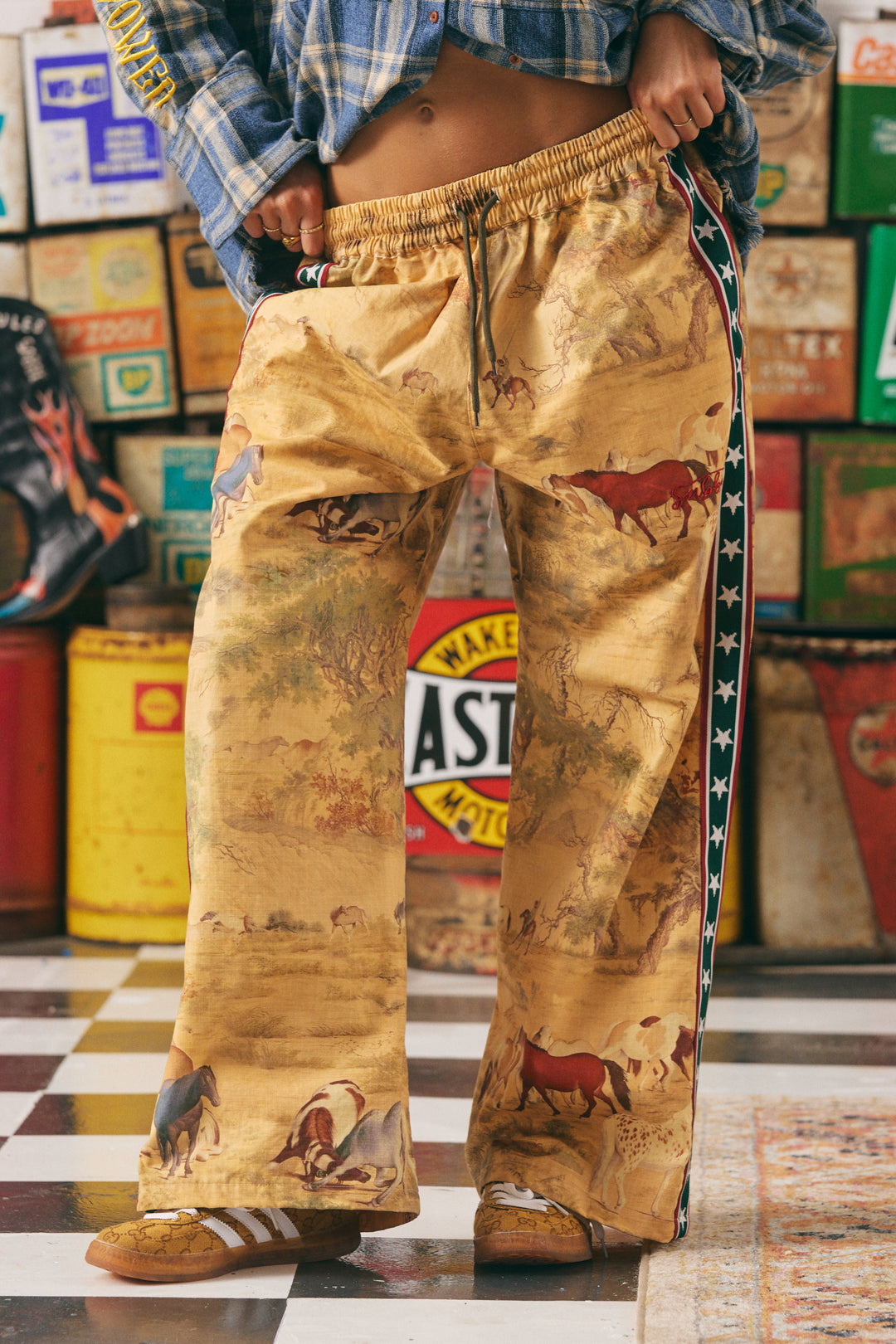 THE RAVING STARS PANTS - NEIGH QUEEN