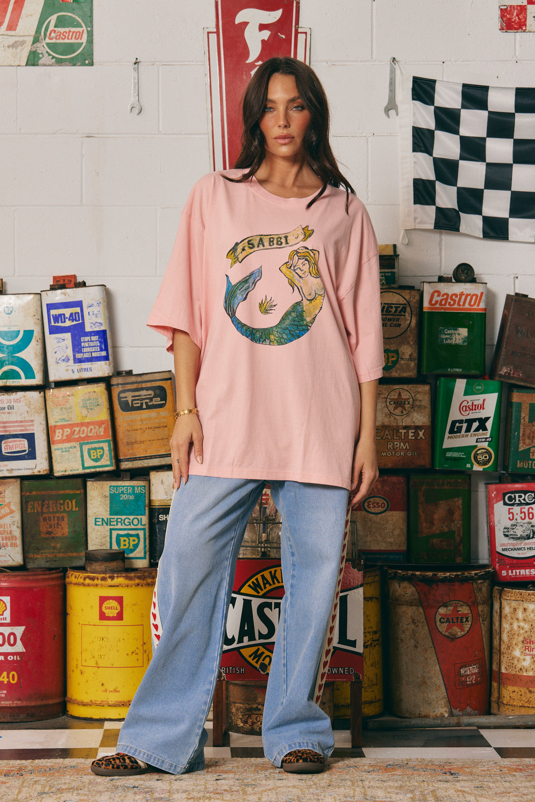 THE VERY OVERSIZED MERMAID TEE - PINK