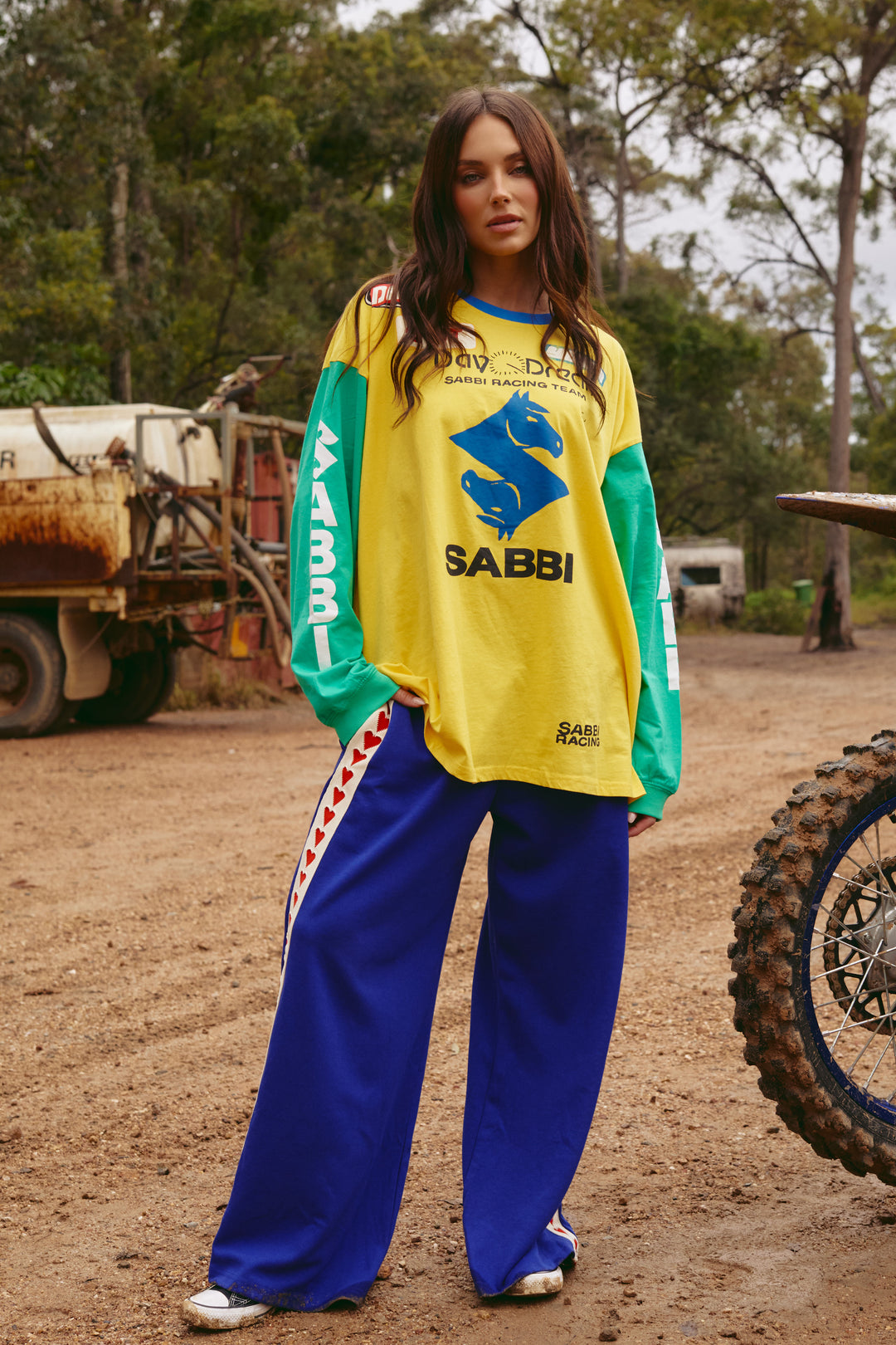 THE DON'T QUIT YOUR DAY DREAM LONG SLEEVE TEE - YELLOW