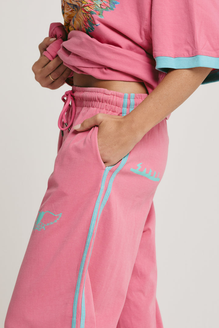 THE CARNIVALE CHIDO PANTS - PINK