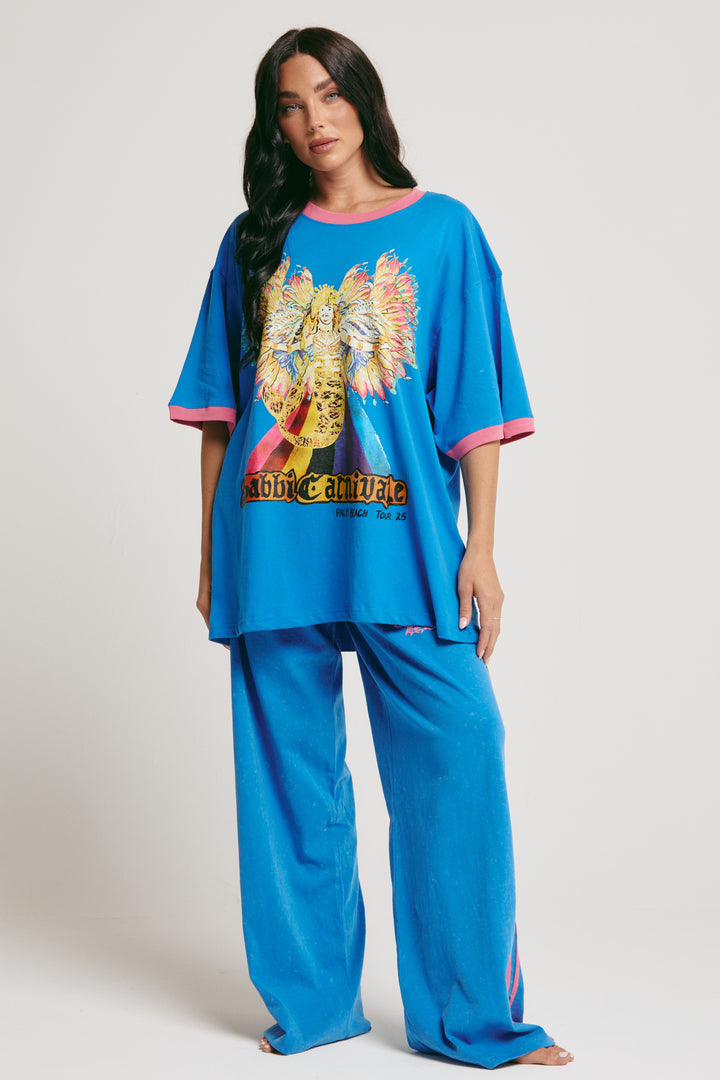 THE CARNIVALE CHIDO PANTS - BLUE