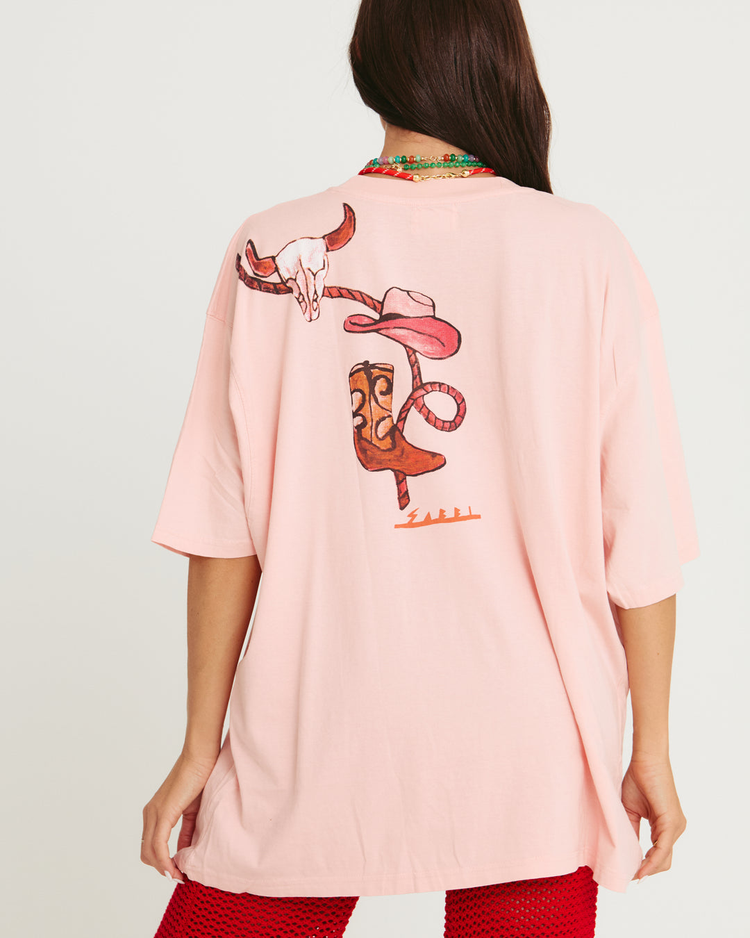 THE VERY OVERSIZED DARLIN TEE - PINK