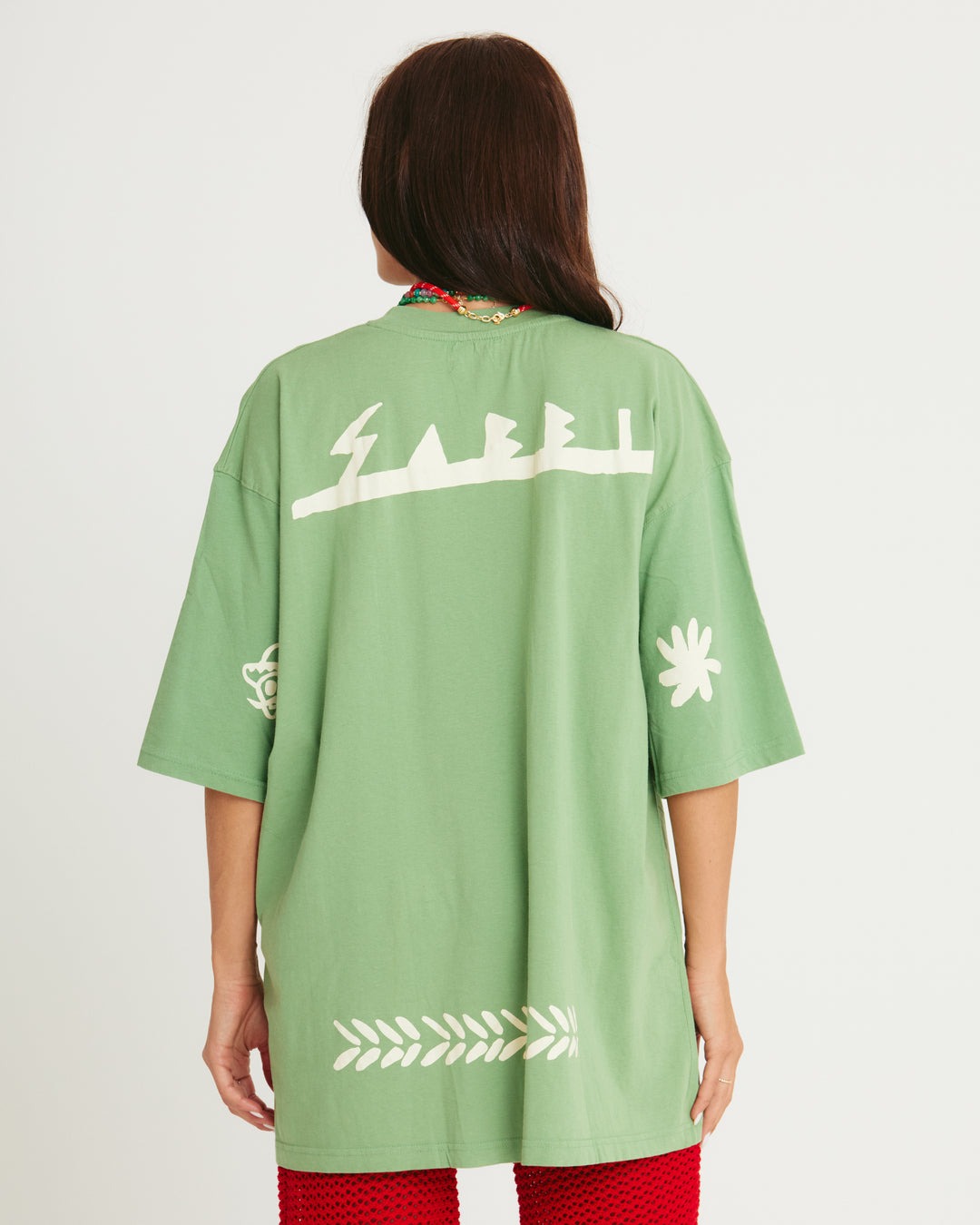 THE VERY OVERSIZED MARGIE TEE - ARMY