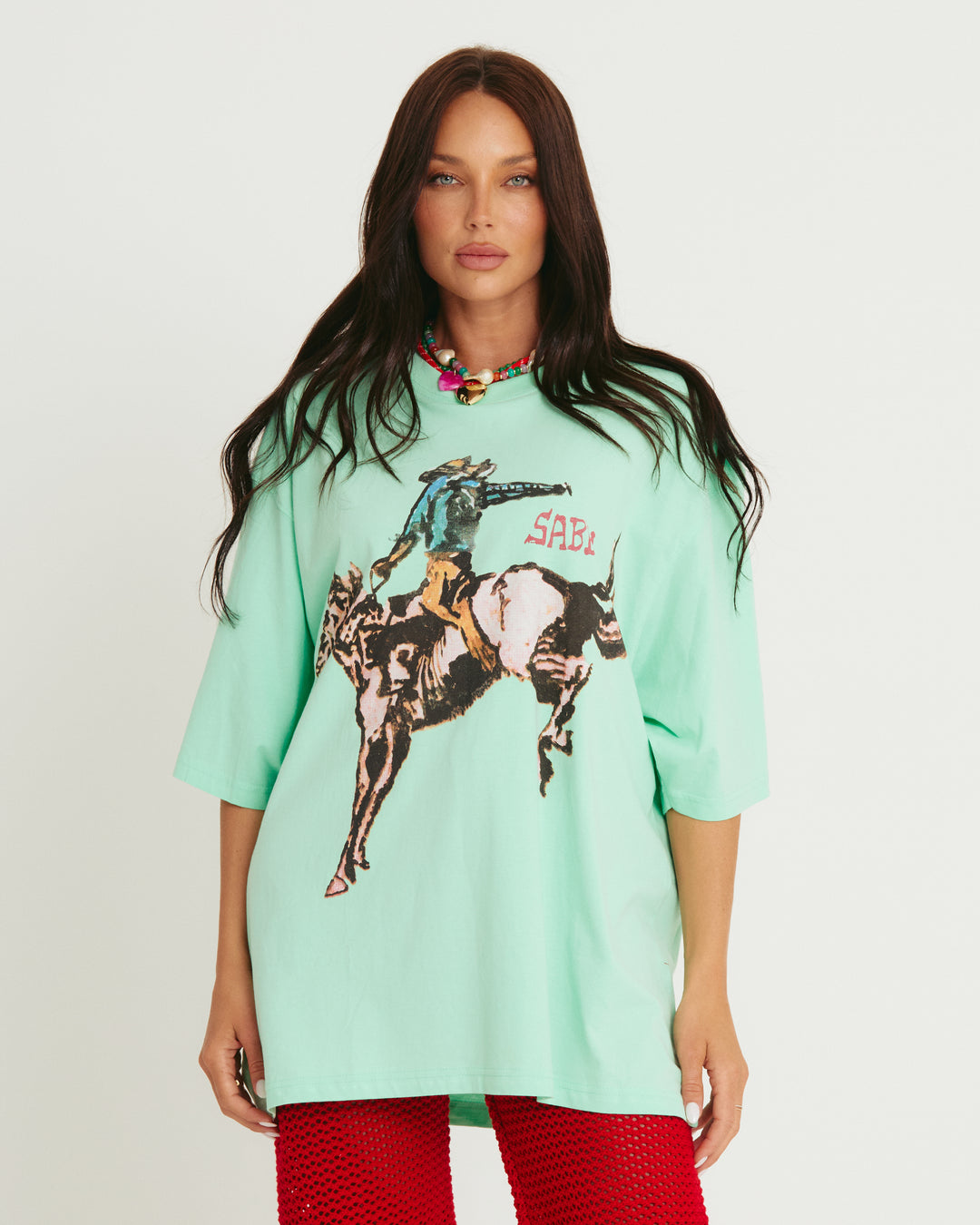 THE VERY OVERSIZED BRUMBY TEE - MINT