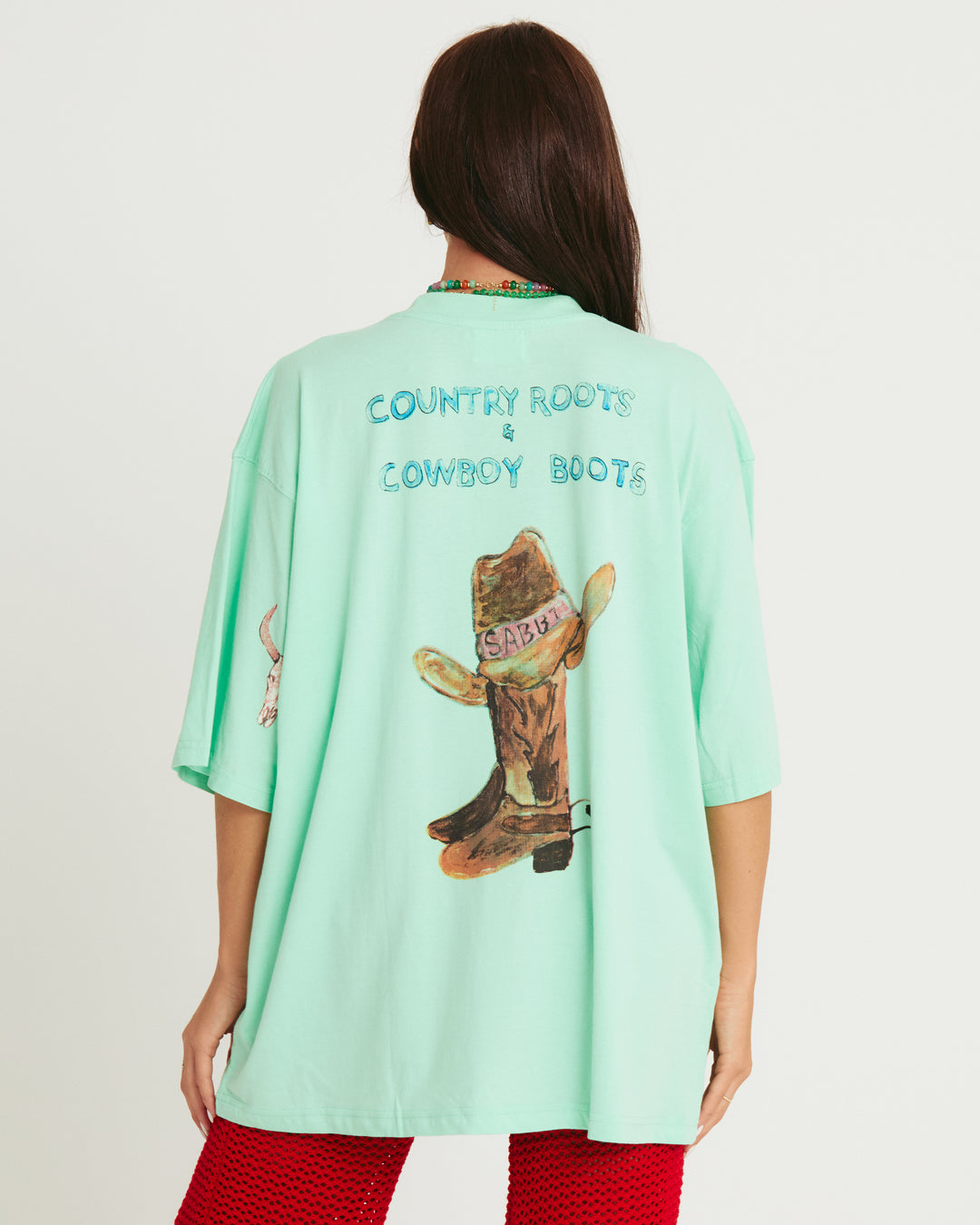 THE VERY OVERSIZED BRUMBY TEE - MINT