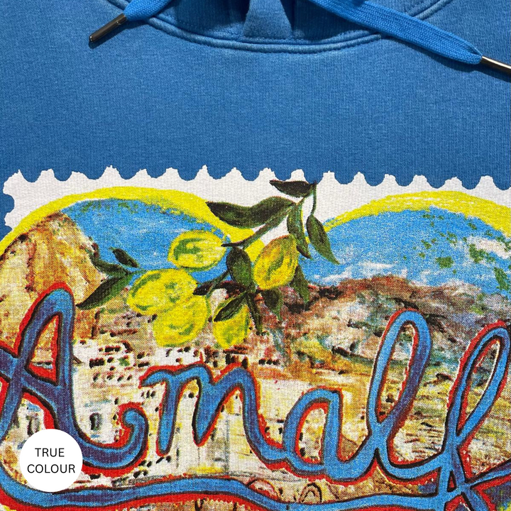THE LOVE NOTES AMALFI HOODIE - BLUE