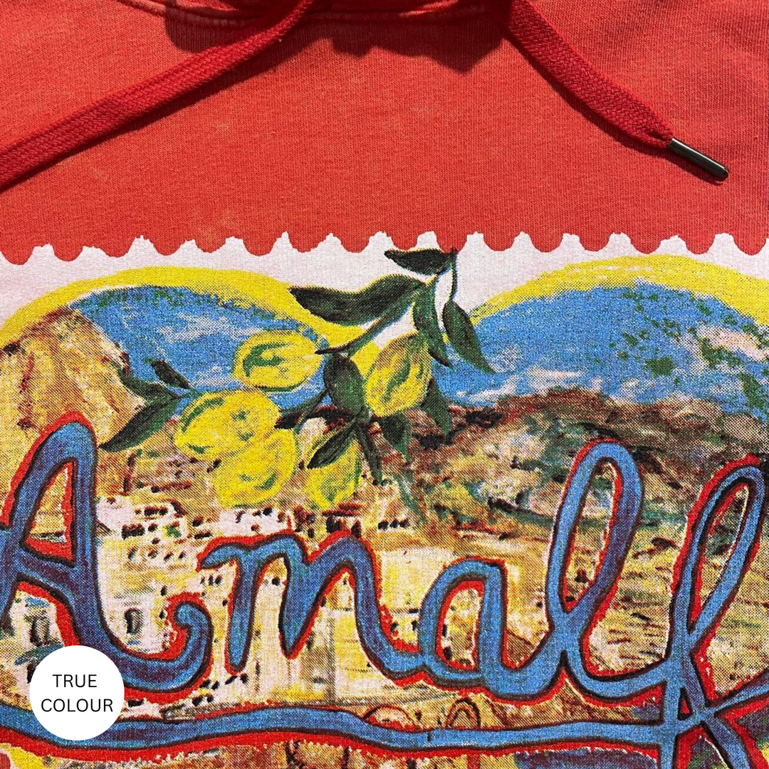 THE LOVE NOTES AMALFI HOODIE - RED