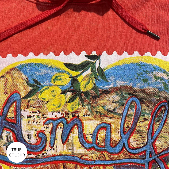 THE LOVE NOTES AMALFI HOODIE - RED
