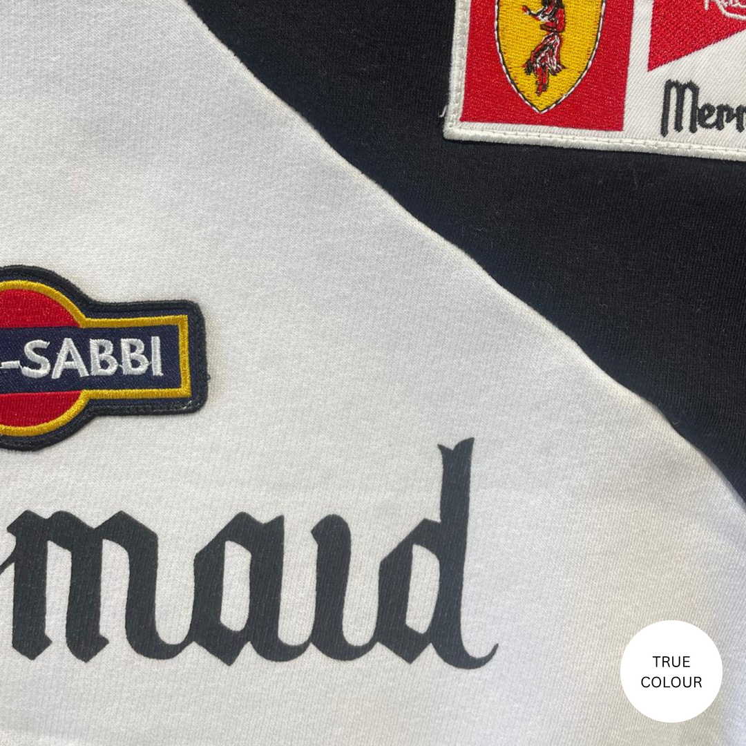 THE DIEGO JUMPER- MERMAID RACING - BLACK & WHITE