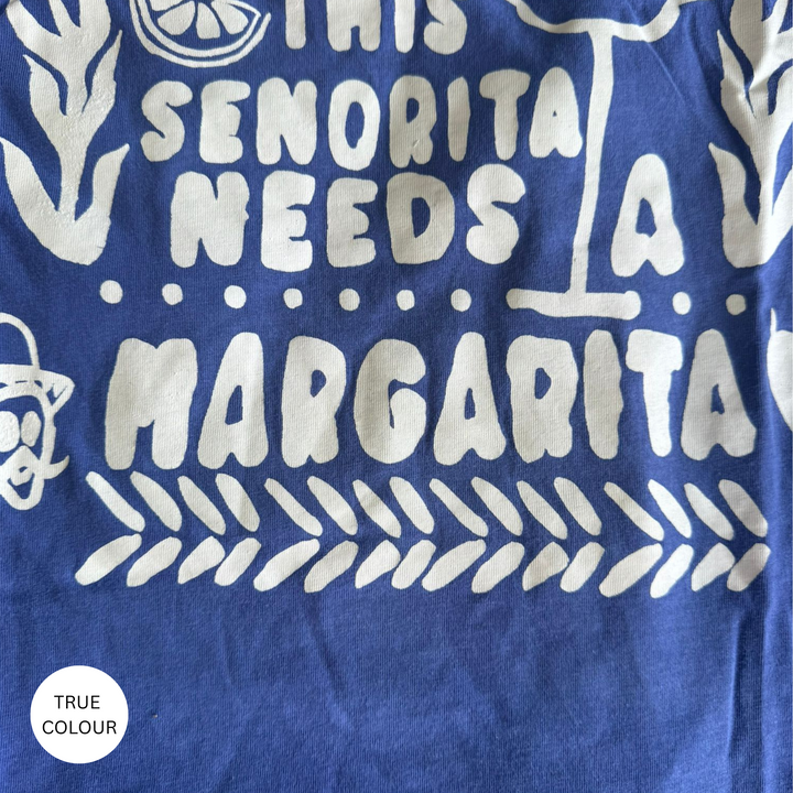 THE VERY OVERSIZED MARGIE TEE - ROYAL