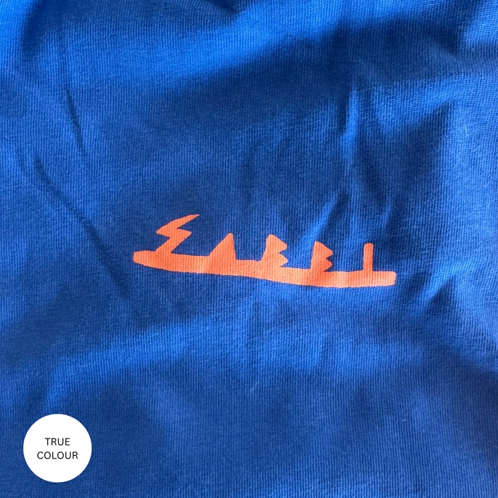 TACO TEQUILA TEE - ROYAL & ORANGE