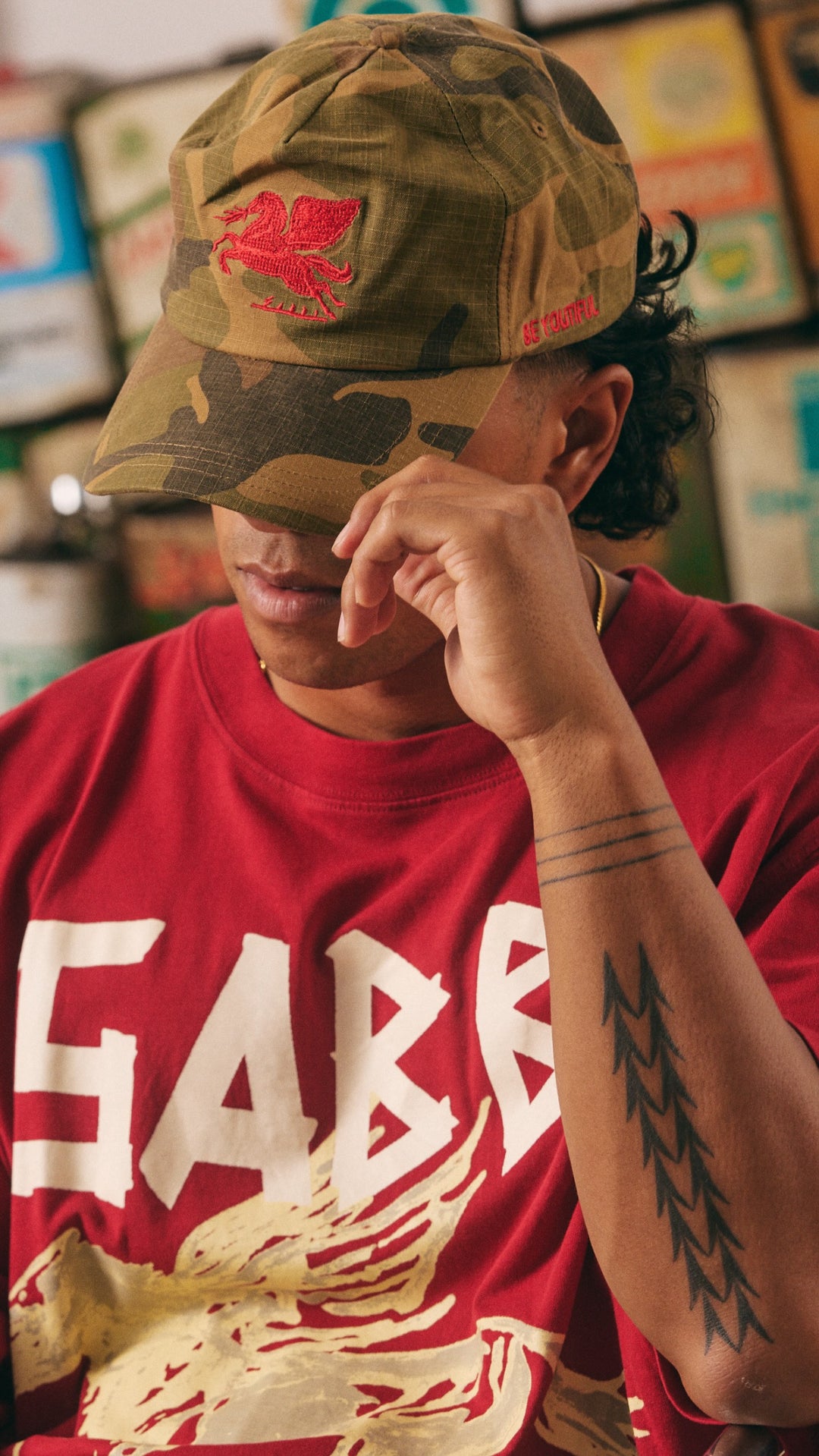 BE YOUTIFUL PEGASUS CAP - CAMO